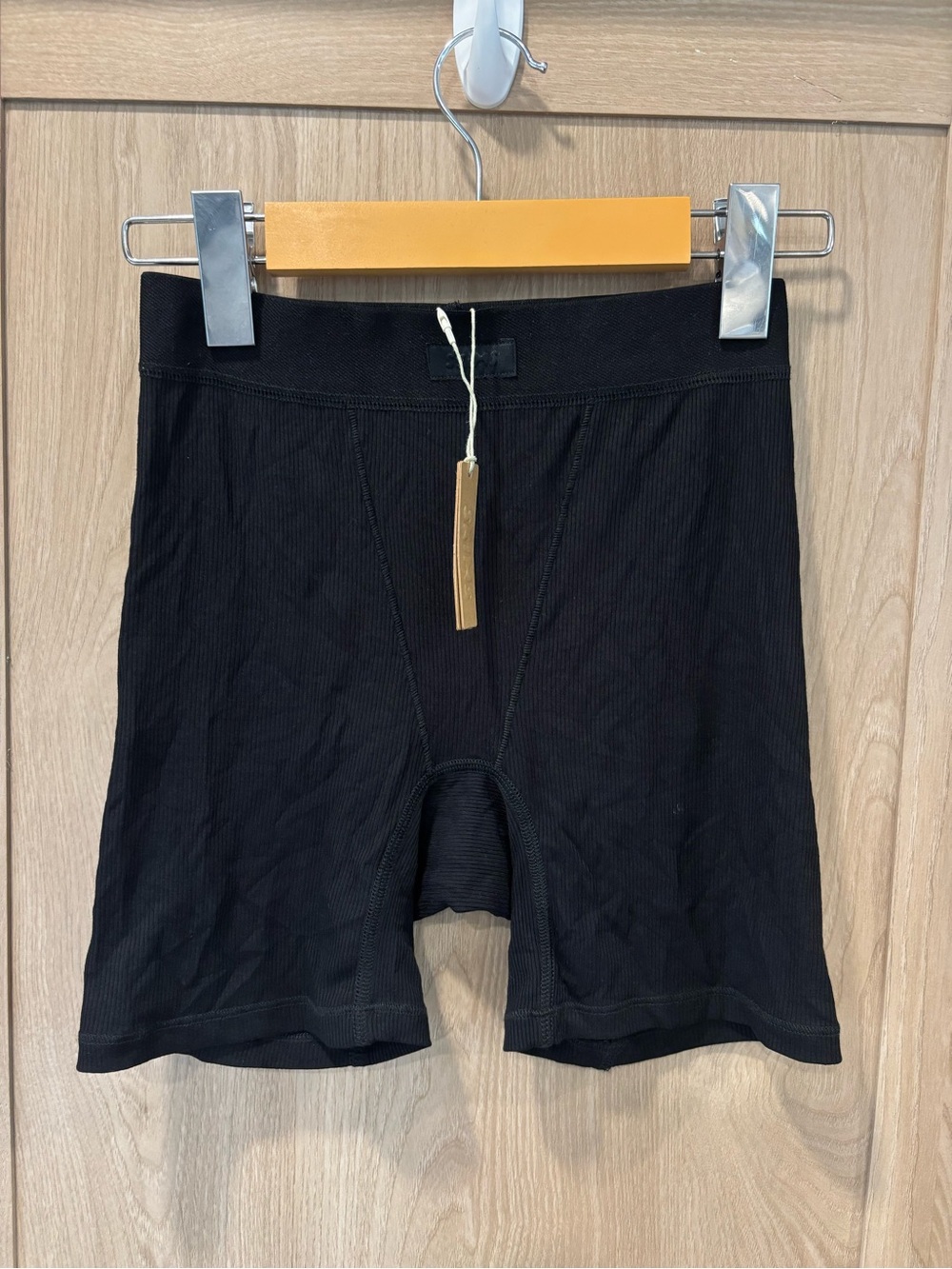 Skims Ribbed Boxer Shorts Size XS